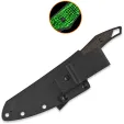 QSP Knife T-Cook Fixed Blade Glow Mic QS172C2