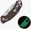 QSP Knife Elk Glyde Lock Glow Brown QS173A1