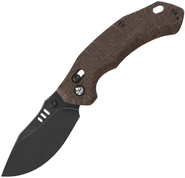 QSP Knife Elk Glyde Lock Glow Brown QS173A2