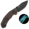 QSP Knife Elk Glyde Lock Glow Brown QS173A2