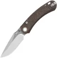QSP Knife Coyote Button Linerlock Glow - QS174A1