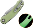 QSP Knife Coyote Button Linerlock Glow QS174B1