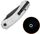 QSP Knife Coyote Button Linerlock Alum QS174D2
