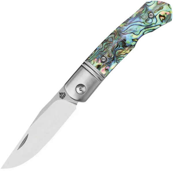 QSP Knife Heron Slip Joint Abalone QS175B