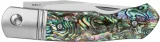QSP Knife Heron Slip Joint Abalone QS175B
