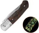 QSP Knife Heron Slip Joint Glow Org QS175D