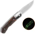 QSP Knife Heron Slip Joint Glow Org QS175D