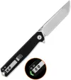 QSP Knife Mantis Linerlock Black G10 QS176A1