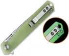 QSP Knife Mantis Linerlock Glow G10 QS176B1