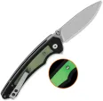 QSP Knife Peregrine Linerlock Blk Glow QS177A1