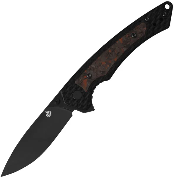 QSP Knife Peregrine Linerlock Org Glow QS177B2
