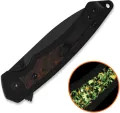 QSP Knife Peregrine Linerlock Org Glow QS177B2