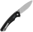 QSP Knife Peregrine Linerlock Blue CF QS177C1
