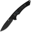 QSP Knife Peregrine Linerlock Blue CF - QS177C2