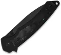 QSP Knife Peregrine Linerlock Blue CF QS177C2