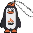 QSP Knife Penguin Keychain - QSA001