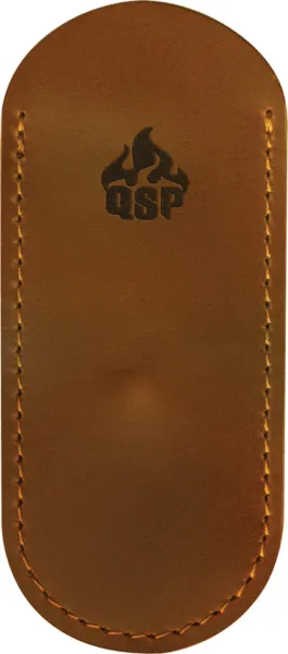QSP Knife Leather Sheath Lt Brn QSP002A