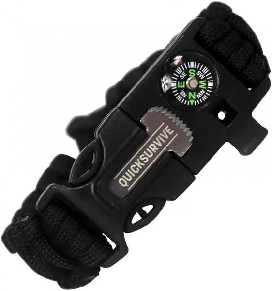 QuickSurvive Edge 4-in-1 Paracord Bracelet QSVPARACORD