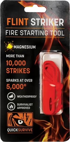 QuickSurvive Magnesium Flint Striker QSVQSMSTR
