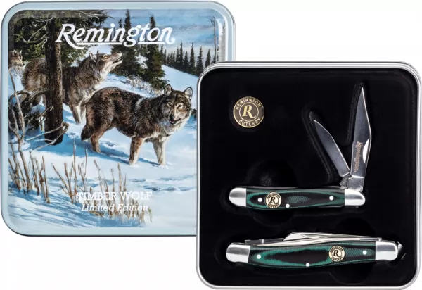 Remington Timber Wolves Gift Set knives R15714