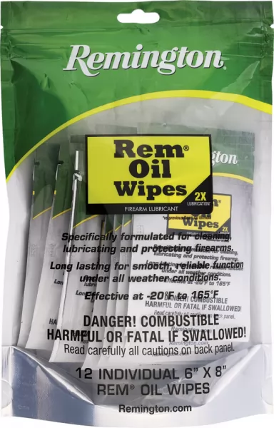 Remington Rem-Oil Wipes (12 Count) knives R18411