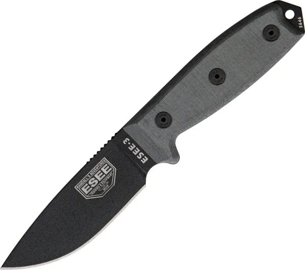 ESEE Model 3 Standard Edge knives RC3P