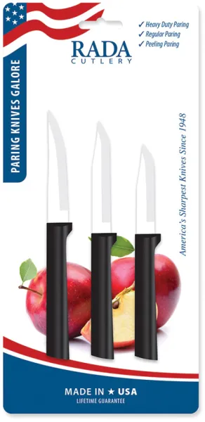 Rada Cutlery Paring Knives Galore Set Blk RDCDG201