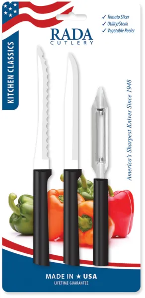 Rada Cutlery Kitchen Classics Pro Pack Blk RDCDG259