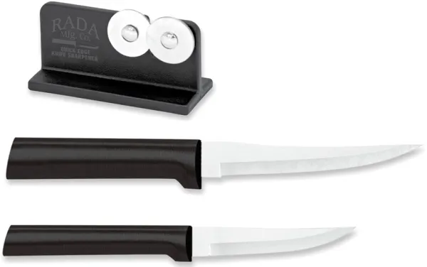 Rada Cutlery Paring-Sharpener Set Black RDCG236