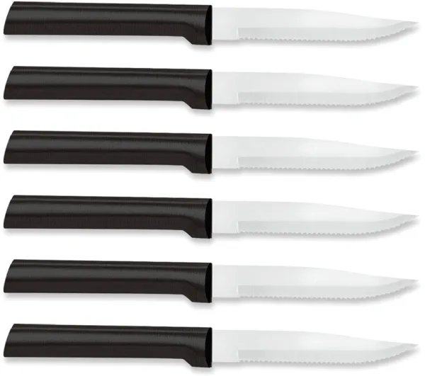 Rada Cutlery Serrated Steak Knife Set Blk RDCG26S