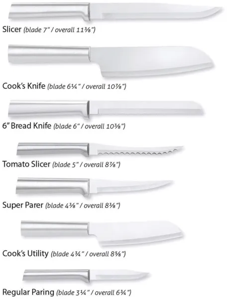 Rada Cutlery Essential Oak Block Set Alum RDCS58