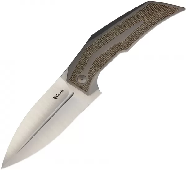 Reate Knives T4000 Framelock Green REA068