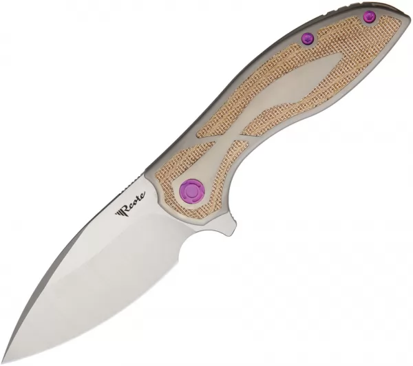 Reate Knives Iron Framelock Brown REA080