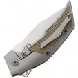 Reate Knives T3000 Framelock Micarta Gray REA089