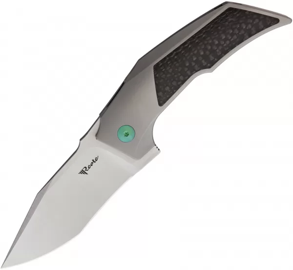 Reate Knives T3000 Framelock CF Green REA093