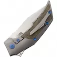 Reate Knives T3000 Framelock Micarta Blue REA095