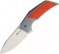 Reate Knives T2500 Framelock Orange G10 - REA097