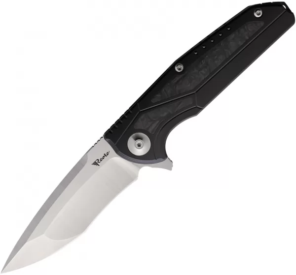 Reate Knives K4 Framelock Marble CF REA104