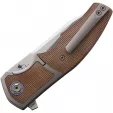 Reate Knives Mini Crossroad Framelock Brown REA107