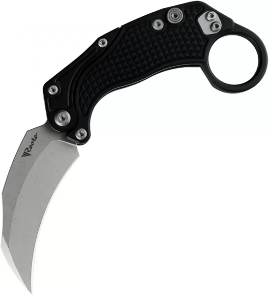 Reate Knives EXO-K Button Lock Black SW REA115