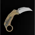 Reate Knives EXO-K Button Lock Tan SW REA117