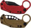 Reate Knives EXO-K Button Lock Red Black PV REA120