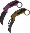 Reate Knives EXO-K Button Lock Purple Black - REA122