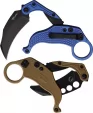 Reate Knives EXO-K Button Lock Blue Black REA124