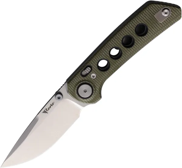 Reate Knives PL-XT Pivot Lock Green SW REA130
