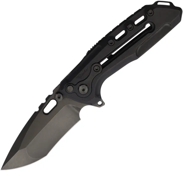 Reate Knives T1000-V2 Button Framelock Blk REA164
