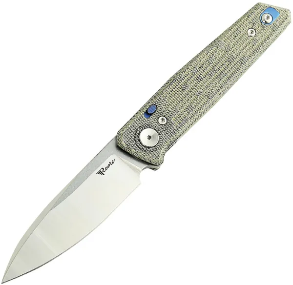 Reate Knives PL-6 Pivot Lock Green Mic REA184