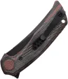 Reate Knives PL7 Red Black Micarta Black PV REA195