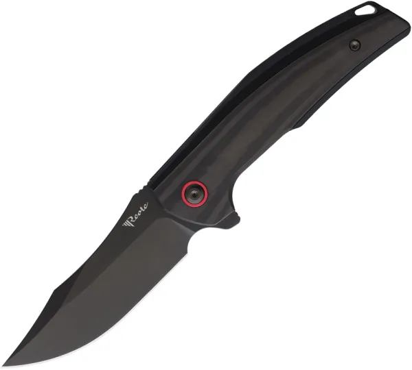 Reate Knives Jack Jr Framelock Blk-Red REA200