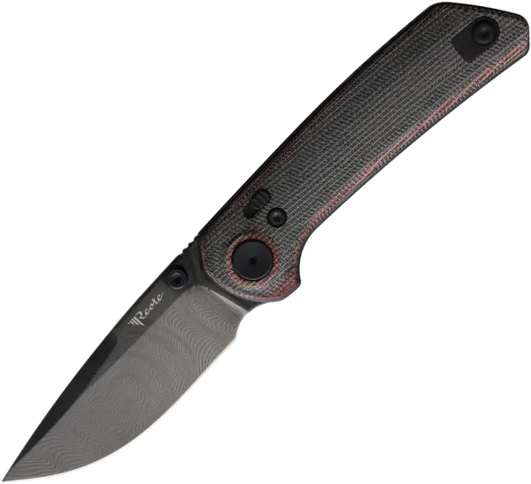 Reate Knives PL-XT Pivot Lock Blk-Red Dam REA206